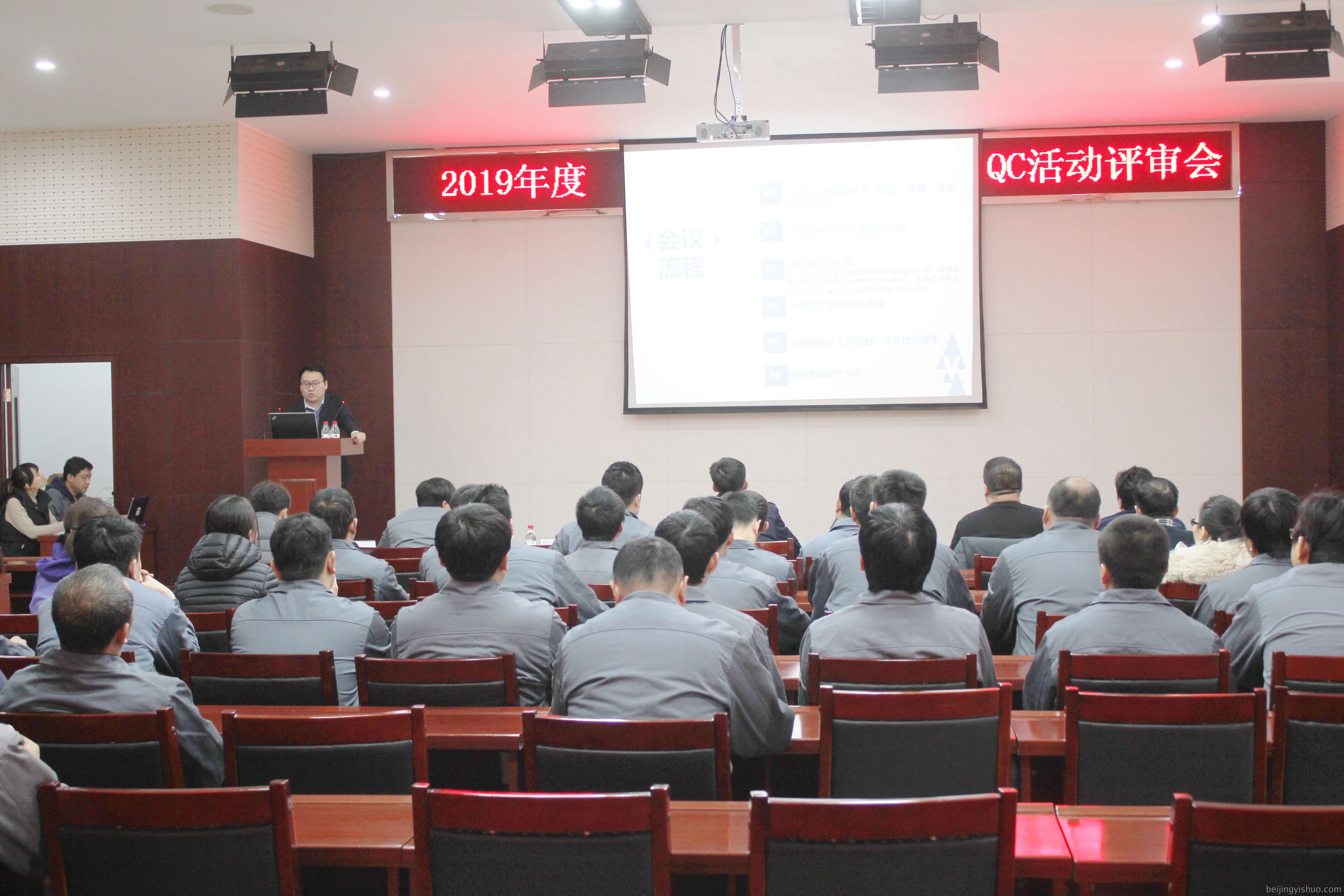 天顺长城召开2019年QC活动评审会